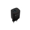 Univerzální USB nabíječka Natec RIBERA GaN 30 W, 1X USB-A, 1X USB-C, černá