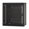 TRITON 19" jednodílný rozvaděč 9U/600mm, odnímatelné boční kryty, perforované dveře, černý