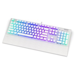 Endorfy Omnis Pudding Blue/Drátové USB-A/US layout/Bílá