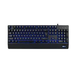 C-TECH Klávesnice KB-104BK, USB, 3 barvy podsvícení, černá, CZ/SK