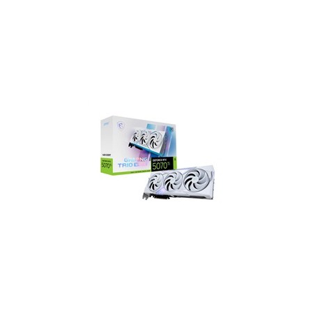MSI VGA NVIDIA GeForce RTX 5070 Ti 16G GAMING TRIO OC WHITE, RTX 5070 Ti, 16GB GDDR7, 3xDP, 1xHDMI