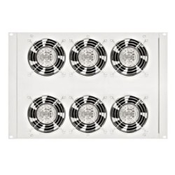 Horní/spodní ventil.jednotka,6x ventilátor,termostat,8U