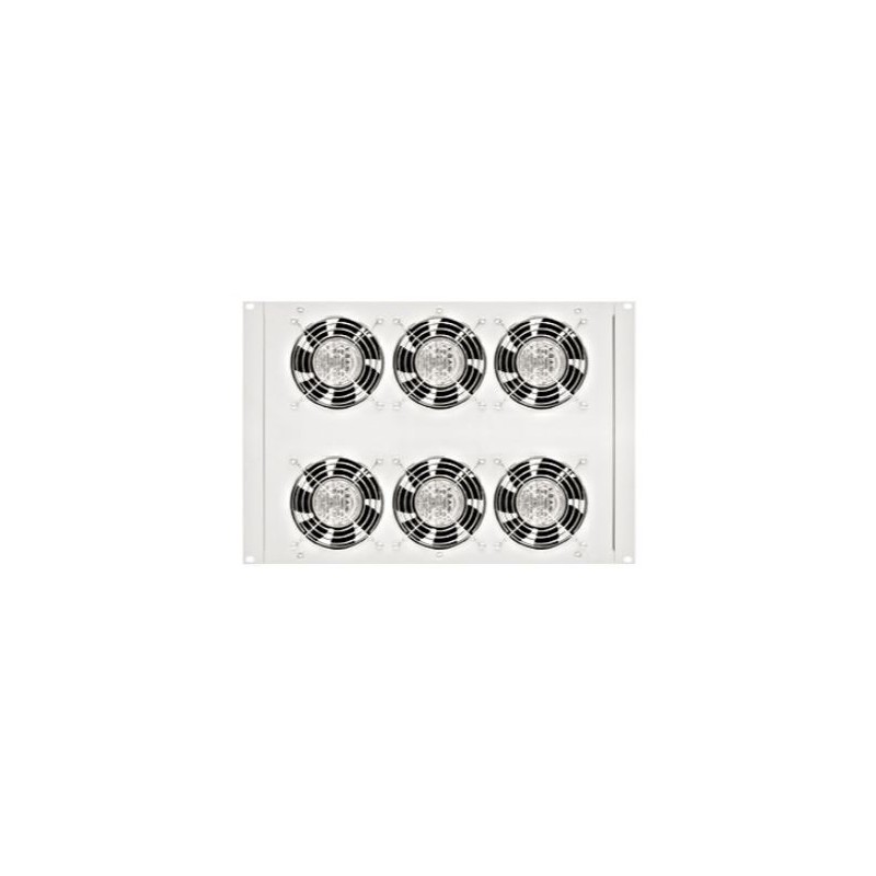 Horní/spodní ventil.jednotka,6x ventilátor,termostat,8U