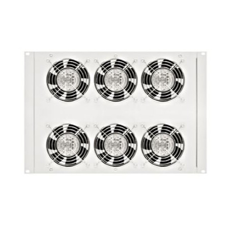 Horní/spodní ventil.jednotka,6x ventilátor,termostat,8U
