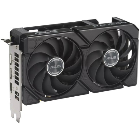 ASUS VGA AMD Radeon RX 9060 XT DUAL 16GB, RX 9060 XT, 16GB GDDR6, 2xDP, 1xHDMI