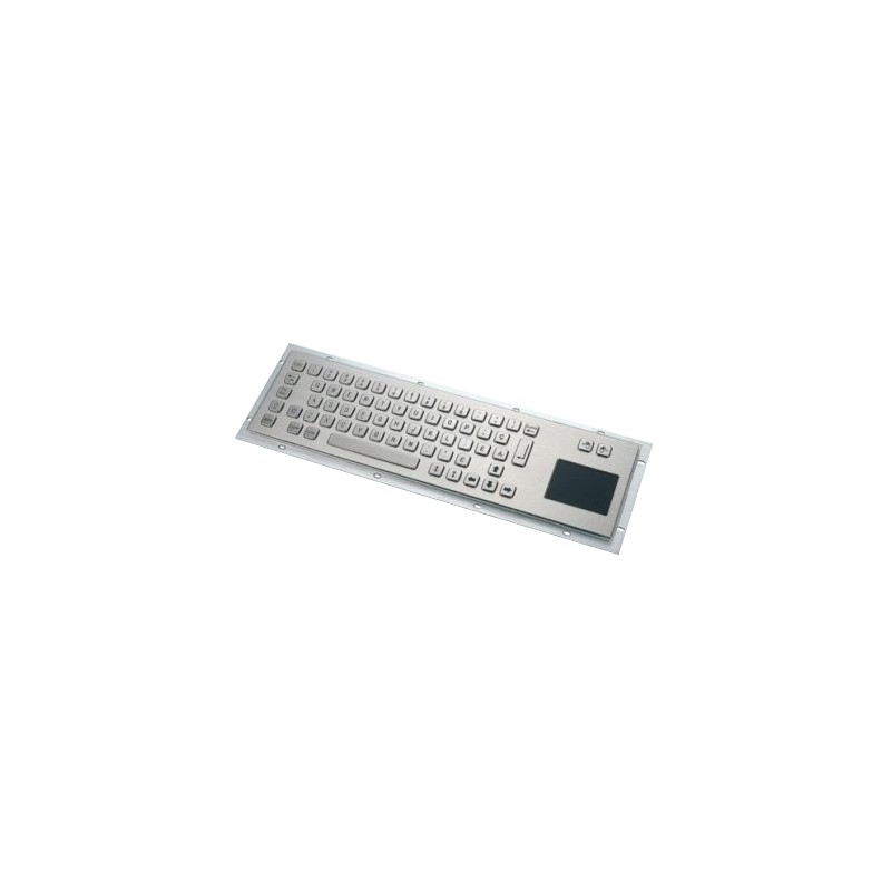 KB001T – Průmyslová nerezová klávesnice s touchpadem do zástavby, CZ, USB, IP65