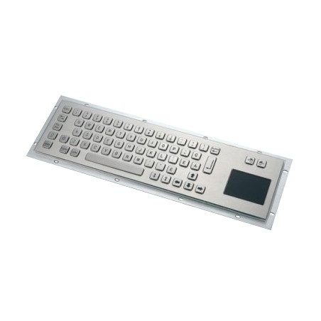 KB001T – Průmyslová nerezová klávesnice s touchpadem do zástavby, CZ, USB, IP65