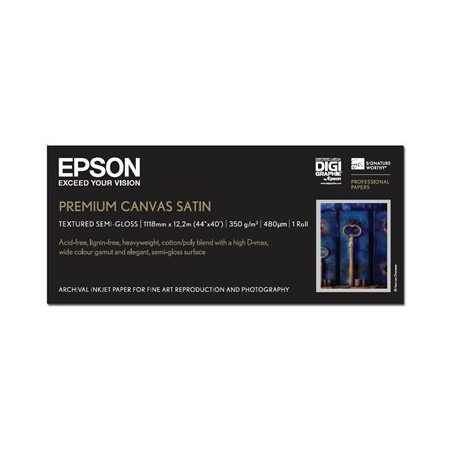 Paper PremierArt Water Resistant Canvas 44"x12,2m