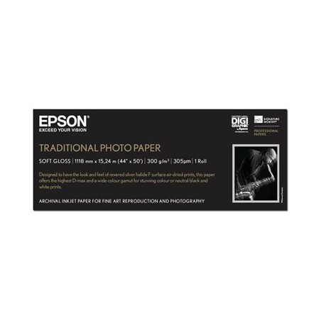 Epson Traditional Photo Paper 44" x 15m