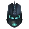 Crono CM647/Herní/Optická/Pro praváky/1 600 DPI/Drátová USB/Černá-modrá