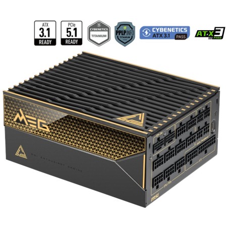 MSI zdroj MEG Ai1600T PCIE5 1600W 80PLUS TITANIUM