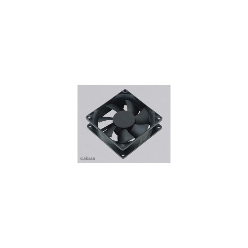 přídavný ventilátor Akasa 80x80x25 black OEM H