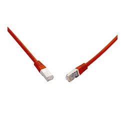 SOLARIX 10G patchkabel CAT6A SFTP LSOH 15m,červený