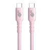 TB USB C - USB C 60W Jelly kabel 1m růžový