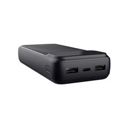 TRUST Powerbanka Avala, 20000 mAh, 1xUSB-C + 2xUSB, černá