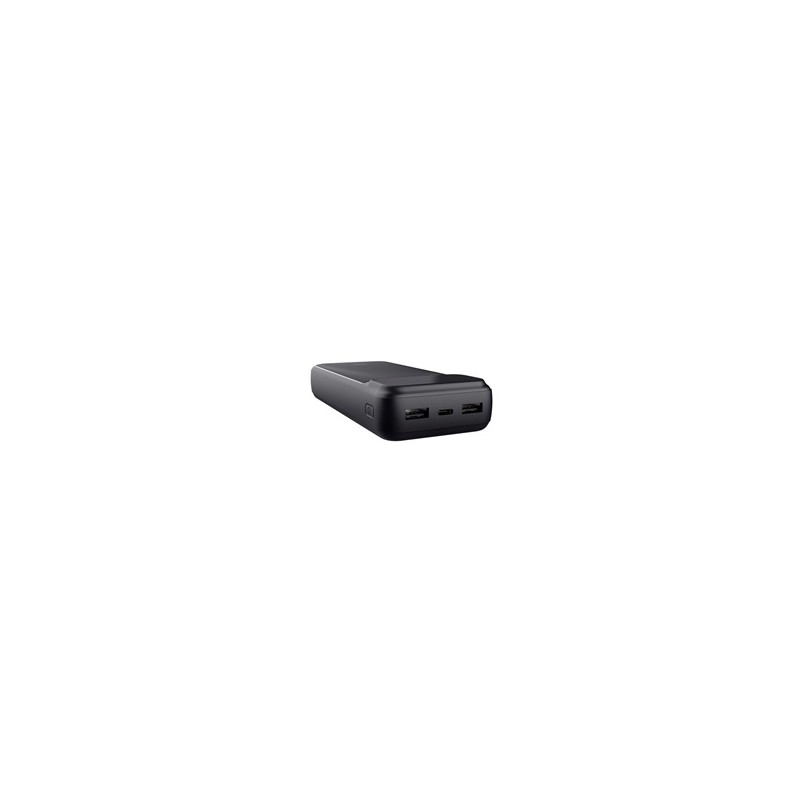 TRUST Powerbanka Avala, 20000 mAh, 1xUSB-C + 2xUSB, černá