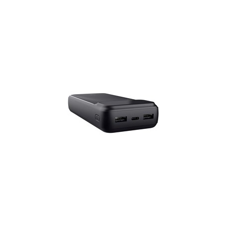 TRUST Powerbanka Avala, 20000 mAh, 1xUSB-C + 2xUSB, černá