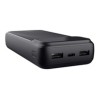 TRUST Powerbanka Avala, 20000 mAh, 1xUSB-C + 2xUSB, černá