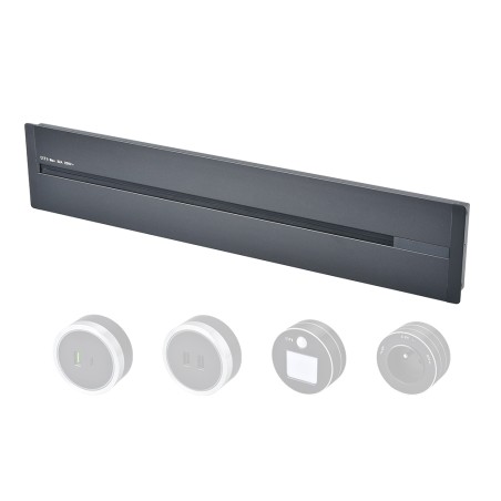 Zásuvková lišta - zápustná Viking LZ60G/230V,50Hz/60cm délka/šedá/až 7 modulů/IP20/hliník/zápustná