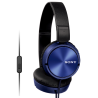 SONY sluchátka MDR-ZX310AP, handsfree, modré