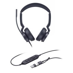Yealink UH46 Dual UC USB-C/A, náhlavní souprava