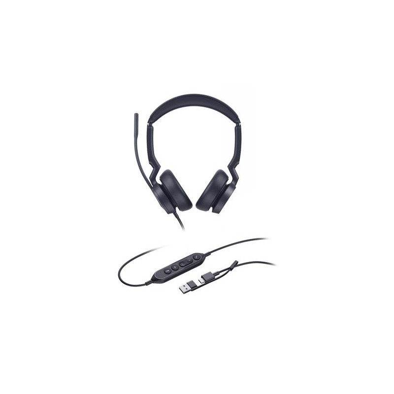 Yealink UH46 Dual UC USB-C/A, náhlavní souprava