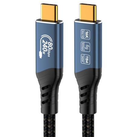 USB4™ Ver2.0 80Gbps 16K@60Hz 240W Thunderbolt,0.8m XKU4CA08