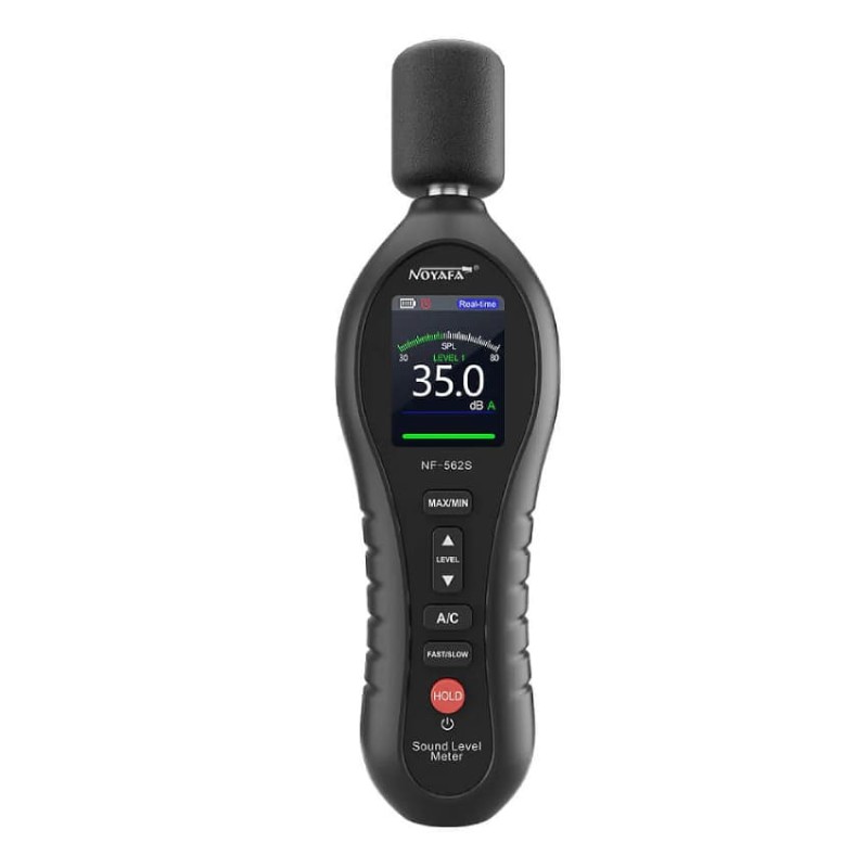 W-Star Hlukoměr WSNF562S, LCD, Min, Max, 30-135dB, dBA, dBC