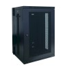 Skříň SmartRack 18U, Š 600mm, Hl 550mm, hloubka pro přepínače, montáž na stěnu