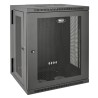 Skříň SmartRack 15U, Š 600mm, Hl 550mm, hloubka pro přepínače, montáž na stěnu