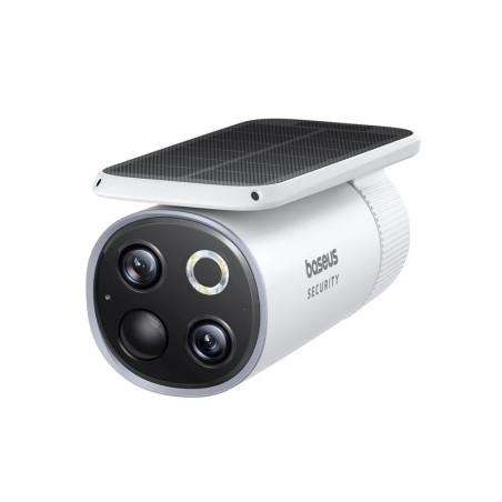 Baseus Venkovní kamera Security S1 Pro 3K (sada 2ks++centrální stanice) bílá