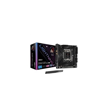ASRock MB Sc LGA1700 B760I Lightning WiFi, Intel B760, 2xDDR5, 1xDP, 1xHDMI, mini-ITX