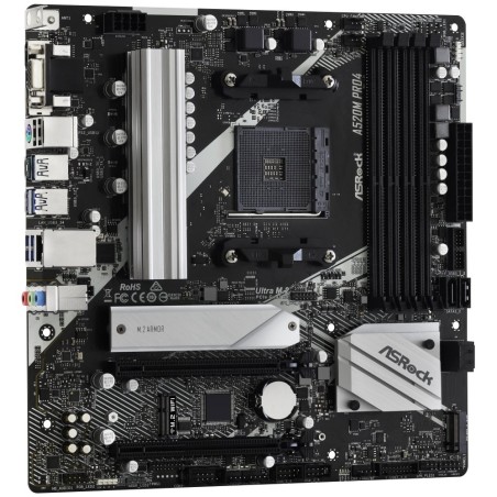 ASRock MB Sc AM4 A520M PRO4, AMD A520, 4xDDR4, HDMI, DP