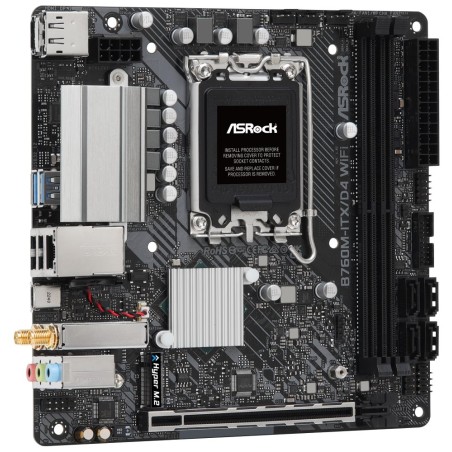 ASRock MB Sc LGA1700 B760M-ITX/D4 WiFi, Intel B760, 2xDDR4, 1xDP, 1xHDMI, mini-ITX
