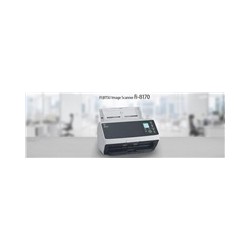 RICOH skener Fi-8170 A4, průchodový, 70ppm, 600dpi, LAN RJ45-1000, USB 3.2,ADF 100listů, 10000 listů za den