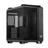 BAZAR ASUS case TUF GAMING GT502 HORIZON, Mid Tower, průhledná bočnice, 4x 120mm ARGB Fan, černá (POŠKOZENÝ OBAL)