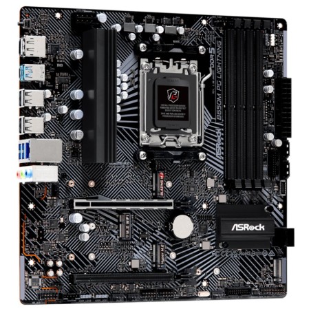 ASRock MB Sc AM5 B650M PG LIGHTNING, AMD B650, 4xDDR5, 1xDP, 1xHDMI, mATX