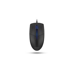 A4tech N-530S, podsvícená kancelářská myš, 1200 DPI, USB, černá