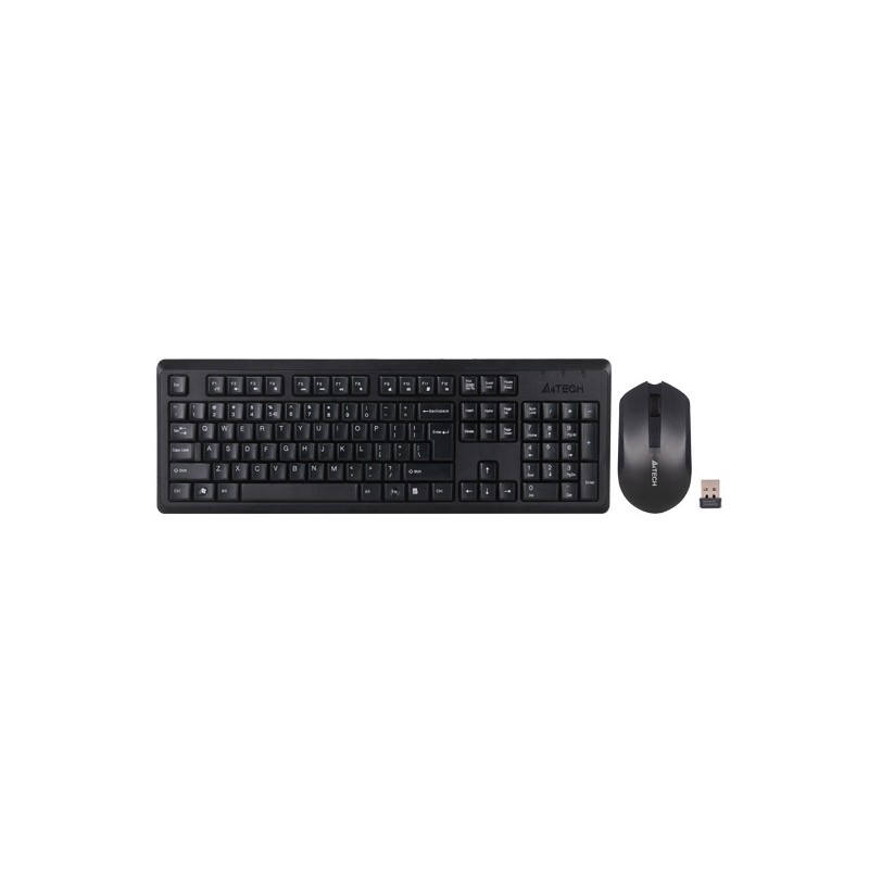 A4tech 4200N set bezdr. kláv. + bezdr. V-Track optická myš,CZ/US, USB