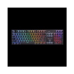 A4tech Bloody Podsvícená mechanická herní klávesnice S510R, Blue Switch, Pudding, USB, CZ, černá
