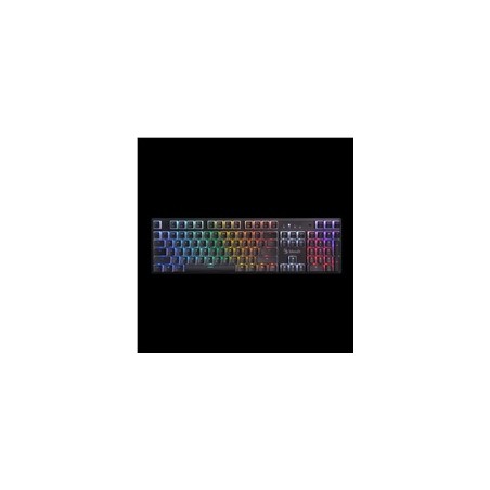 A4tech Bloody Podsvícená mechanická herní klávesnice S510R, Blue Switch, Pudding, USB, CZ, černá