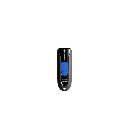TRANSCEND Flash Disk 64GB JetFlash®790, USB 3.1 (R:90/W:30 MB/s) černá/modrá