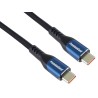 PremiumCord USB-C kabel ( USB 3.2 GEN 2x2, 5A, 100W, 20Gbit/s ) 1m, bavlněný oplet