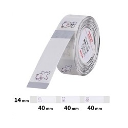 Niimbot průhledné štítky T 14x40mm 160ks Medvídě pro D11, D11-M, D110, D110-H