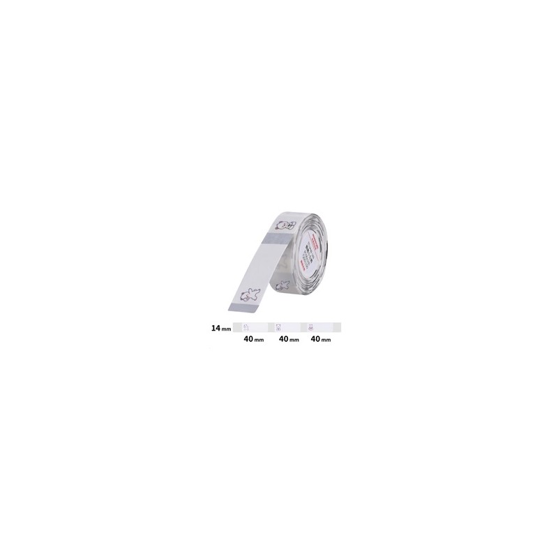 Niimbot průhledné štítky T 14x40mm 160ks Medvídě pro D11, D11-M, D110, D110-H
