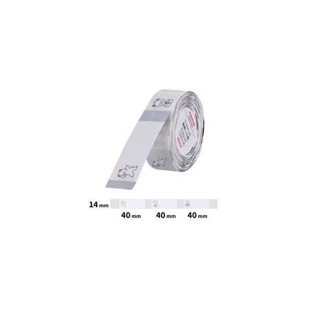 Niimbot průhledné štítky T 14x40mm 160ks Medvídě pro D11, D11-M, D110, D110-H
