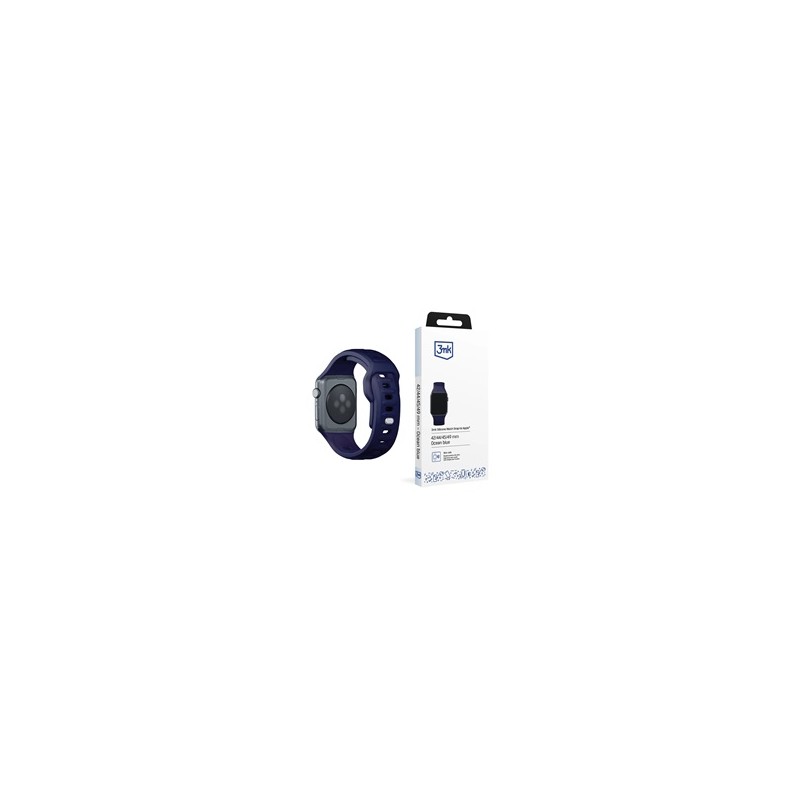 3mk řemínek Watch Strap pro Apple 42/44/45/49 mm Ocean Blue