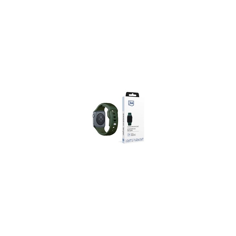 3mk řemínek Watch Strap pro Apple 42/44/45/49 mm Dark Green