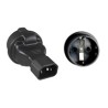 Adaptér IEC C14 na SCHUKO CEE 7/3 napětí 230V, 10A