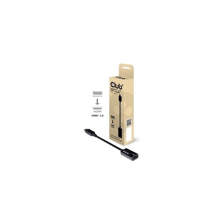 Club3D Adaptér aktivní DisplayPort 1.4 na HDMI 2.0b, HDR, 19cm